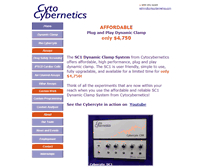Tablet Screenshot of cytocybernetics.com